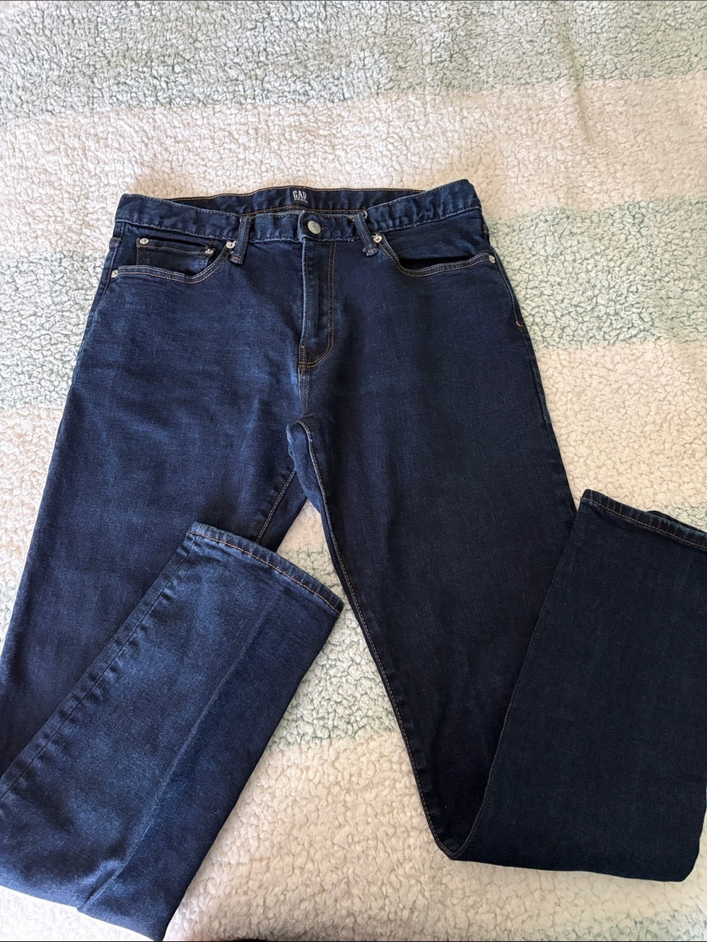 GAP Indigo Straight-Leg Jeans